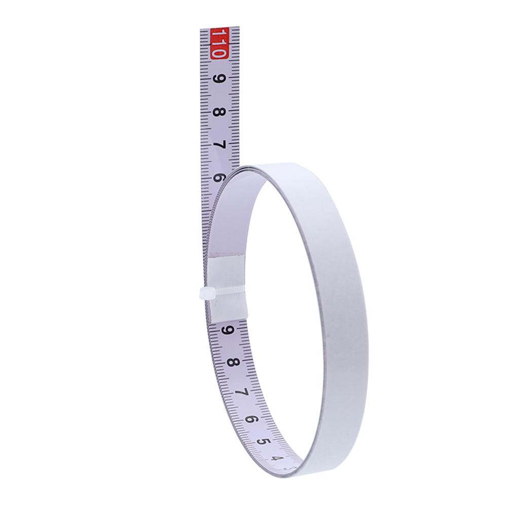 Self Adhesive Metric Measure Tape Vinyl Silver Ruler For Sewing Machine Sticker