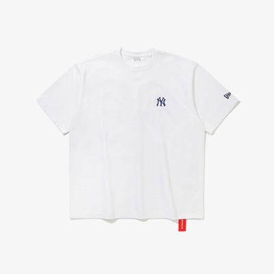 New Era New York Yankees Team Flag T shirT whiTe 15147511