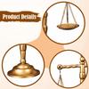 Scale Jewelry Display Tray Jewelry Storage Cosmetic Organizer Centerpiece Stand for Office Graduation Judges Law Students