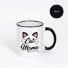 11oz Lustige Süße Katzen Tasse Runder Griff Keramik Teetasse Kreative Keramik Geschenk Tassen für Valentinstag Tee und Heiße Getränke Geschenk
