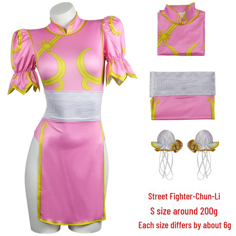 

Комбінезон для косплею Чун-Лі на Хелловін – костюм для Street Fighter 6 Stage M