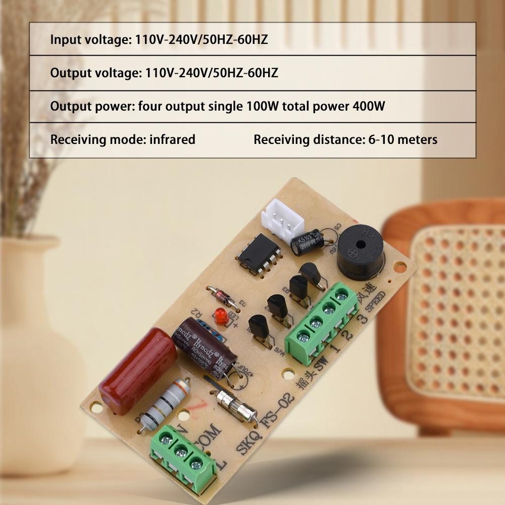 Universal Remote Control Fan Junction Box Control Board Cold Fan Motherboard Circuit Board Compatible Desk Fan Remote Control