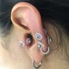 Piercing Healing Silicone Discs Flexible Anti Hyperplasia Saucer Prevents Irritation Inflammation Drilling Ear Stud Ring