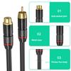 Sound Extension Cable Improved Break Resistance,for Home Theater, HiFi Connection, Subwoofer to Amplifiers Wire