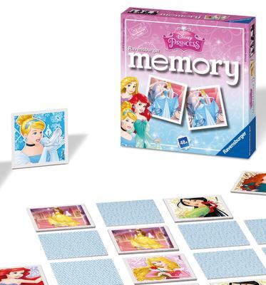 Ravensburger Disney Princess Mini Memory 22312 1 jogo de quebra-cabeça para treinar A partir de 3 anos (Memória nervosa)