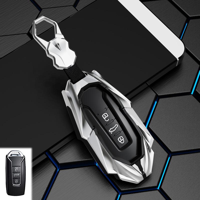 Zinc Alloy Remote Car Key Case Cover For Volkswagen Touareg Cover Key Shell Protector    3 Buttons Keyless