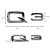 1Pcs ABS Car Decorations Accessories Sticker Decals Auto Trunk Emblem Badge For Q1 Sline A3 A4 A5 A6 A7 A8 Q1 Q2 Q3 Q5 Q7 Q8 ER3 CFA1