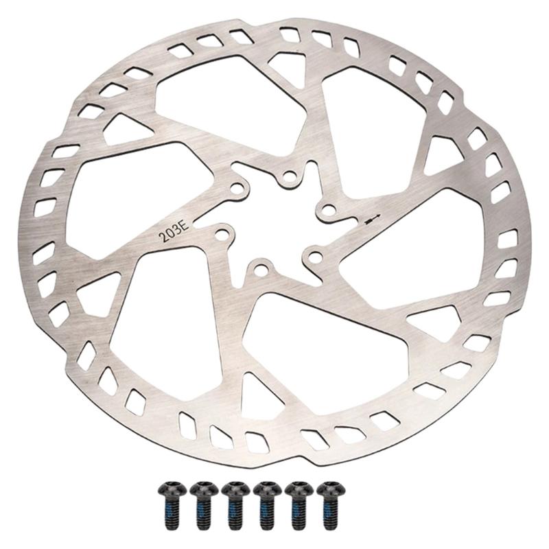 Stainless Steels Bicycles Disc Brake Rotor with Screws 140/160/180/203/220mm Bike Brakes Rotor Adapter Easy To Install