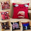 KKing CCrimson Cushion Cover Soft Plush Fabric DoubleSided Printed Cushion Covers for All Seasons Home Decor