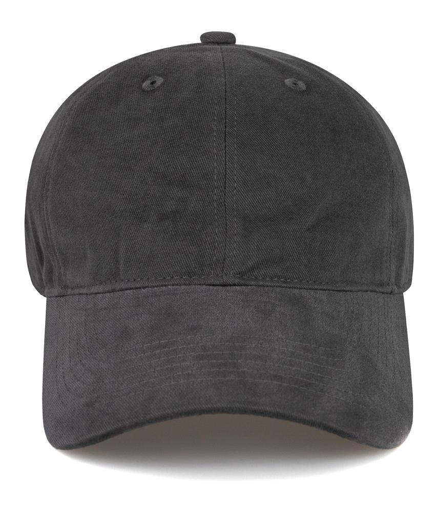 Chaebteo Signature Peach Ball Cap-Charcoal