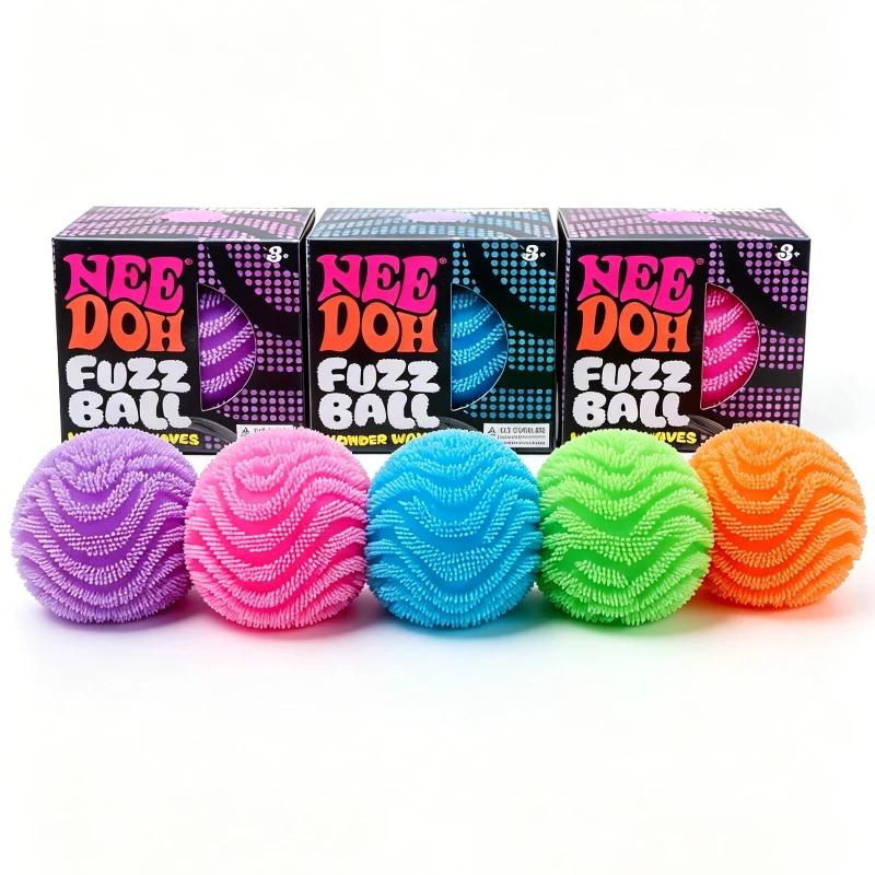 Interesting Toys Schylling Fuzz Ball Waves Blind Box Sensory Squeeze Stress Relief Fidget Toy