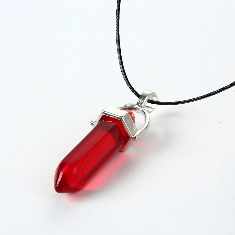 Hexagonal Natural Crystal Pendant Necklace - Unisex Birthday Jewelry Gift Transparent Pendant Necklace