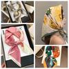 70*70cm Square Scarf Luxury Print Hijab Bandana Fashion Head Ribbon