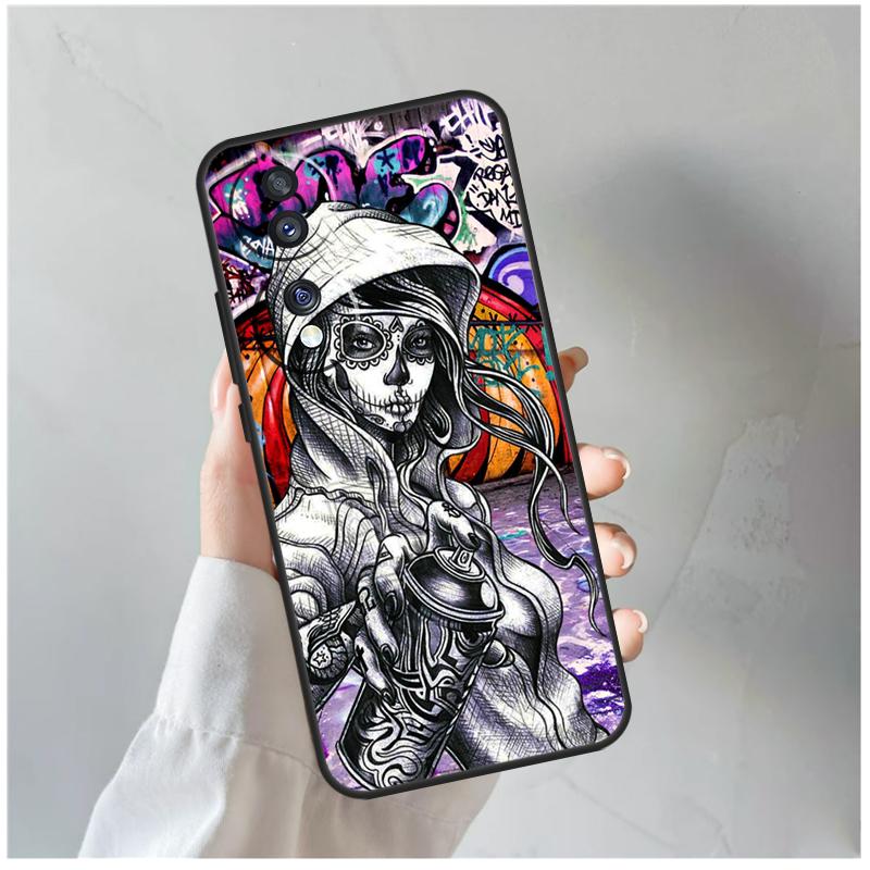 Graffiti For Huawei Honor Magic 5 Pro 50 70 X8 X8a X9a P Smart Z Nova 5T P60 P20 P40 P30 Lite Case