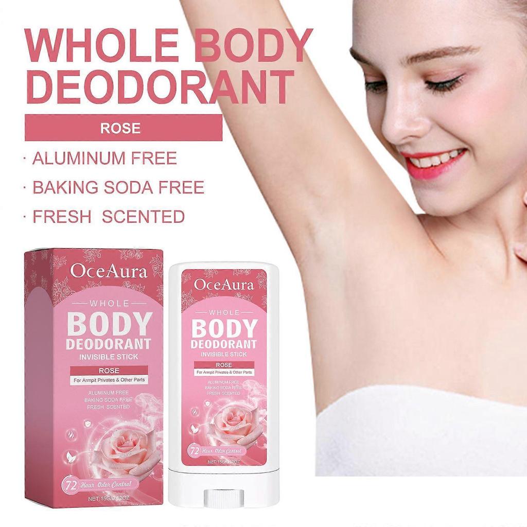 2025 Latest Model  Whole Body Deodorant, Rose Fragrance Naturally Refreshing