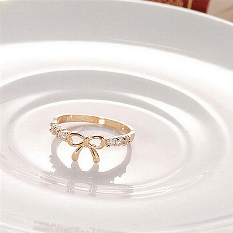Womens' Sexy Butterfly Jewelry  Simple Ladies  Bow Ring