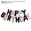 Happy Birthday Balloons Reusable Festive Fine Workmanship Birthday Party  Decorations Banner Balloons for Gathering