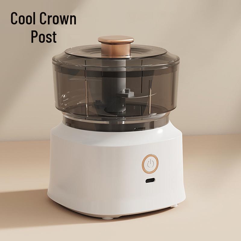 

2025 Wireless Multi-Function Electric Meat Grinder & Garlic Pounder for Home Kitchen & Baby Food Basic Model - Press and Hold - No Plating