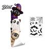 Festive Home Window Art Halloween Clings Pumpkins Skeletons Ghosts And Bats Print Decorative Reusable Seasonal Stickers Decals Electrostatic