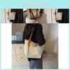 Stylish Large Capacity Canvas Tote Bag For Women Versatile For University Classes