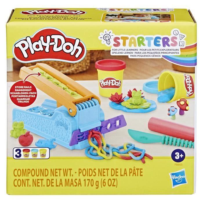 Play-Doh Coffret Starters Le Serpentin, Pâte à Modeler 3 pots et 10 formes amusantes, Activité créative pour enfants dès 3 ans