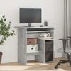 Schreibtisch fürs Arbeitszimmer, Computertisch mit Ablage für den Computer, 80x45x74 cm