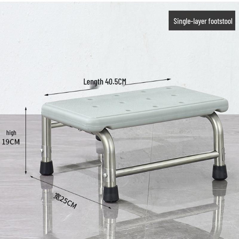 

Многослойная съемная подставка для ног и стул для переобувания из нержавеющей стали для домашнего или гинекологического использования