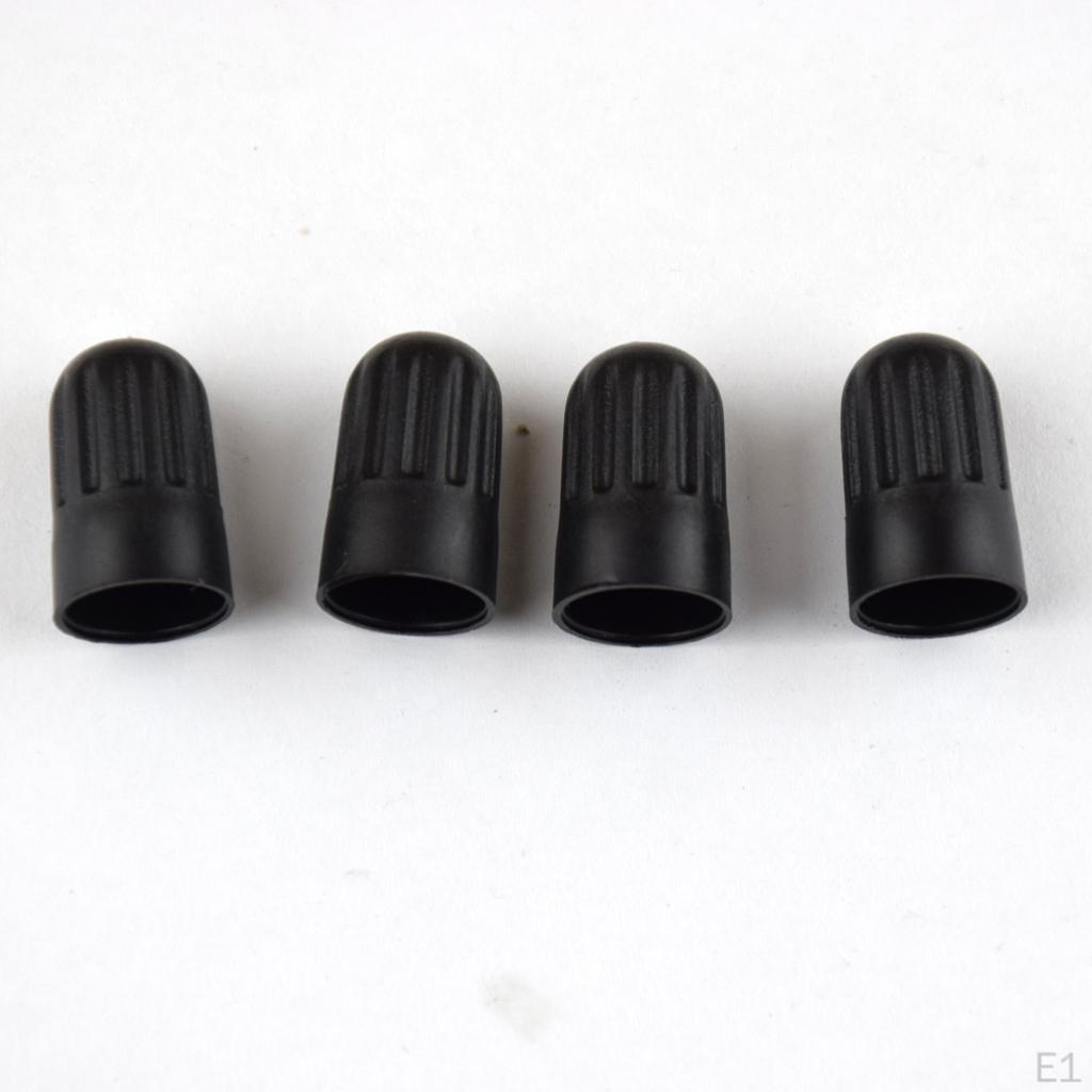 20x Universal Black Car Auto Plastic Wheels Tire Valve Stem Cap