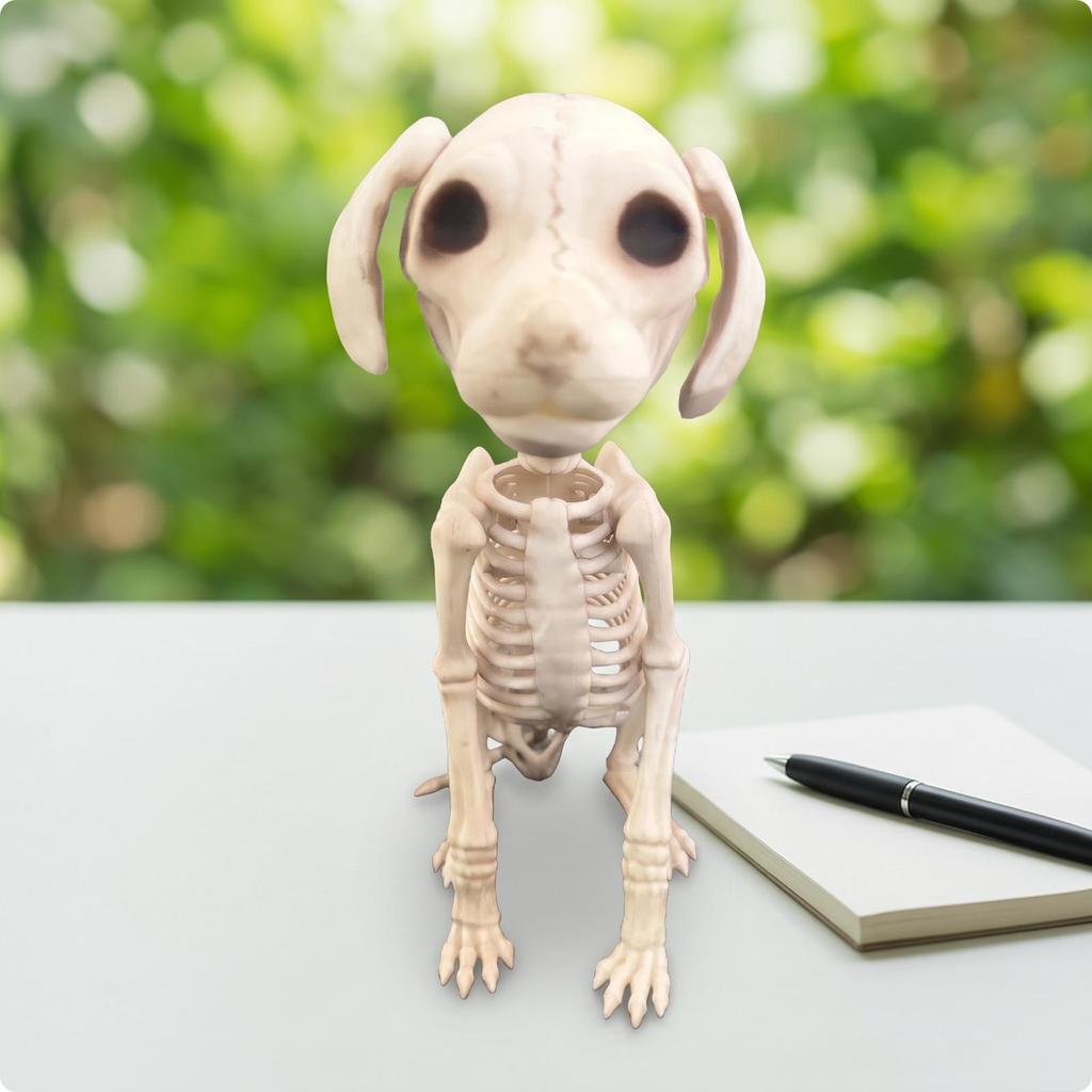 Dog Skeleton Haunted Skeletal Plastic for Party