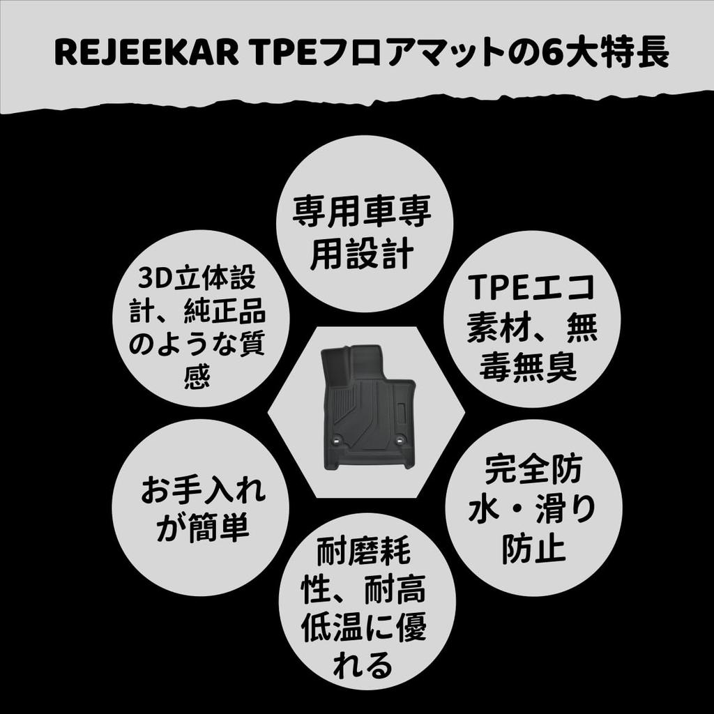 Waterproof Floor and Luggage Mat Set for the New Toyota 40 Designed for Made with TPE these 3D Mats are and Easy to Includes 1st and 2nd Row Floor