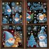 Santa Snowflake And Static Cling Window Stickers Home Decor Christmas For