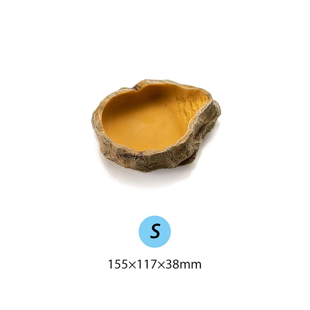 MUYYIKA Reptile Feeding Dish Feeding Tableware Drinking Fountain Breeding Case Accessories Turtle Gecko Lizard Spider Scorpion Amphibians Feeding Dish