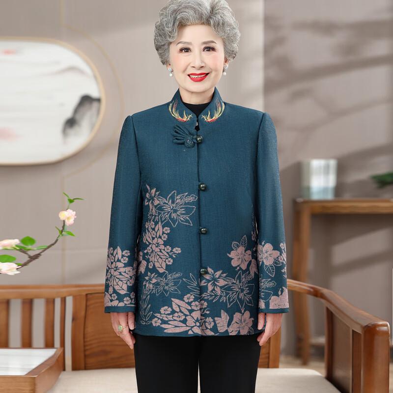 Herbst Tang-Anzug Jacke für ältere Frauen