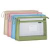 Multi-layer Zippered Mesh File Bag for Student Books and Papers