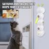 Intelligent Interactive Cat Toy Motion Activated Wack A Worm Post Toy With Tail Automatic Emerging from The Hole Teasing Cat Toy