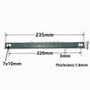 5Pieces Packing Machine Serrated Cutting Blade Width 15mm Cutting Tooth Knive