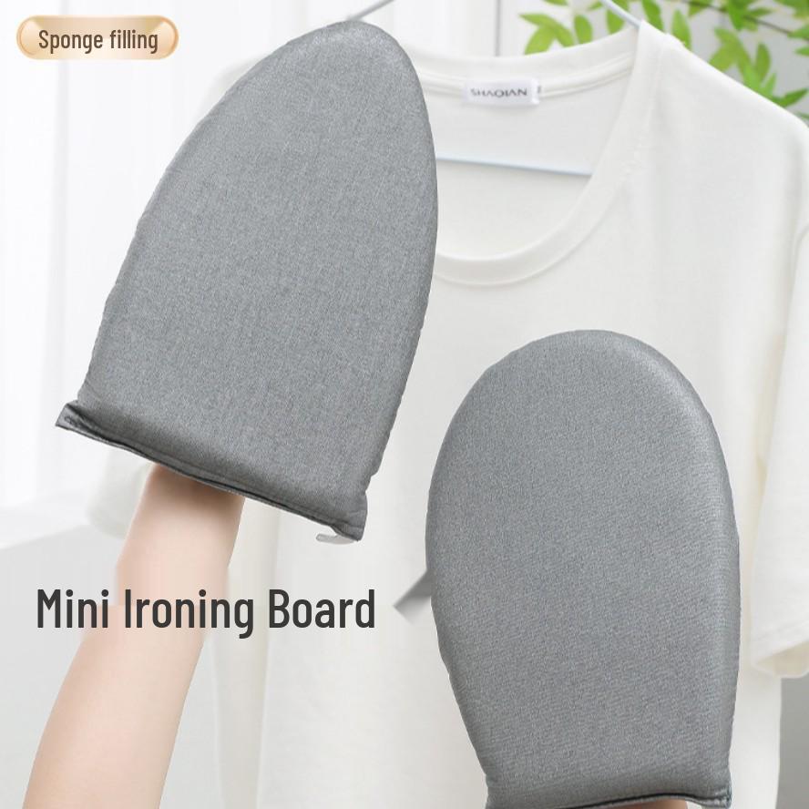 

Compact Handheld Ironing Board and Insulated Glove Set