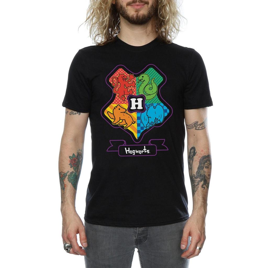 Harry Potter Mens Hogwarts Junior Crest T-Shirt