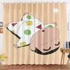 Crayon Shin-chan 3D Digital Print Curtains Cartoon Window Blackout Curtain Bedroom Fashion Style Home Decor Cute Anime Findings