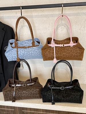 Leopard Print Large Capacity Summer 2025 Women's Tote Bag - Versatile, Fashionable, High-End Shoulder Handbag