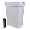 Ingelligent No Touch Trash Bin Waterproof Odor Control Automatic Garbage Can for Small Space Bathroom Living Room Office
