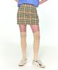 ZIZEMUSEUM Original Mini Check Skirt (Beige)