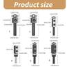 Reversible Plates Flush Cutter 8 mm Shank, Flush Cutter with 2-Sided Interchangeable Carbides Flush Trimming Router Bit