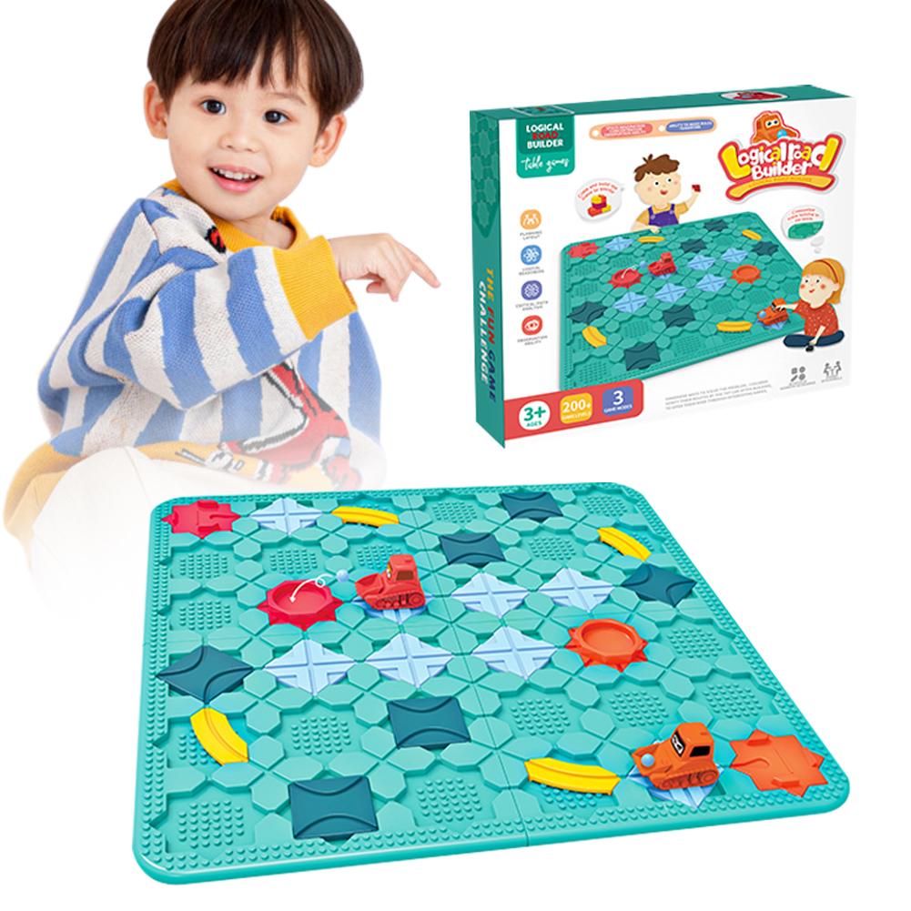 

Прочная логическая игра «Строитель дорог» 4 уровня сложности Подарок на день рождения для детей