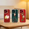 Christmas Santa Claus Phone Case For iPhone 17 16 15 14 13 12 11 Mini Pro Max Plus Transparent Cover