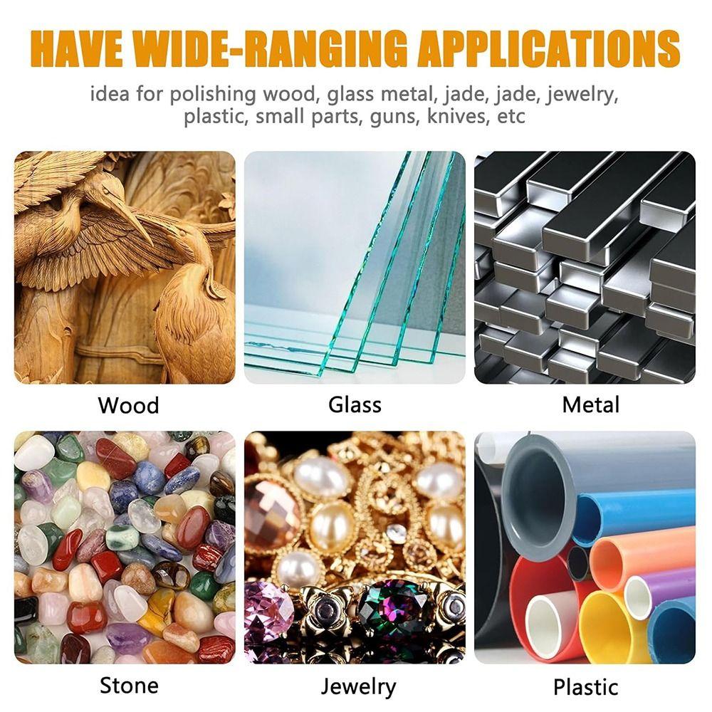 Cashmere Wool Felt Polishing 3mm Shank Buffing Wheels Cashmere Polishing  For Dremel