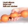 Huge 9 Ball Anal Plug Tail Sex Toys For Men Women Anal Dilator Soft Butt Plug with Tail Anal Beads Sex Party Erotic Toy Butplug