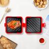 Non-stick Microwave Toaster Adjustable Toastie Sandwich Cooker Sandwich Grill Plate  Office