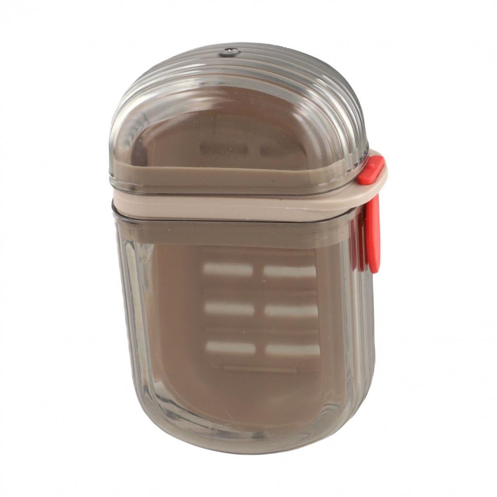 Portable Organizer Soap Dish Set Toothbrush Case Functional And Stylish