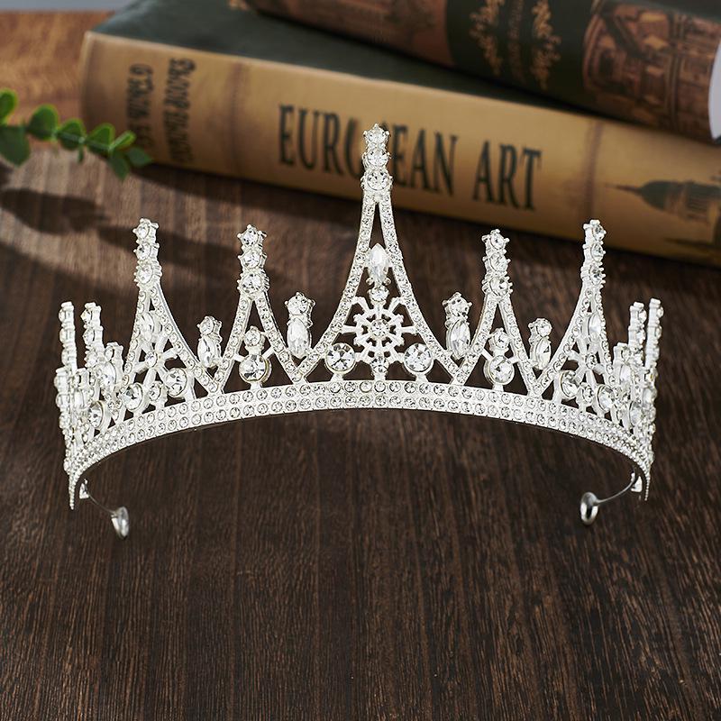Baroque Korean Style Crown: 18th Birthday Bride Headdress Wedding Accessories